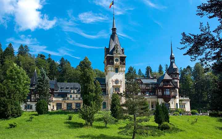 historisches Schloss in der Region Karparten in Rumeanien