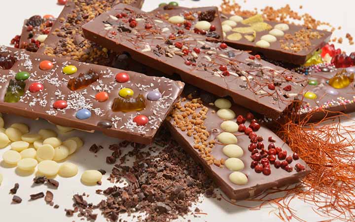 Schokoladen-Eigenkreationen im Chocoversum 